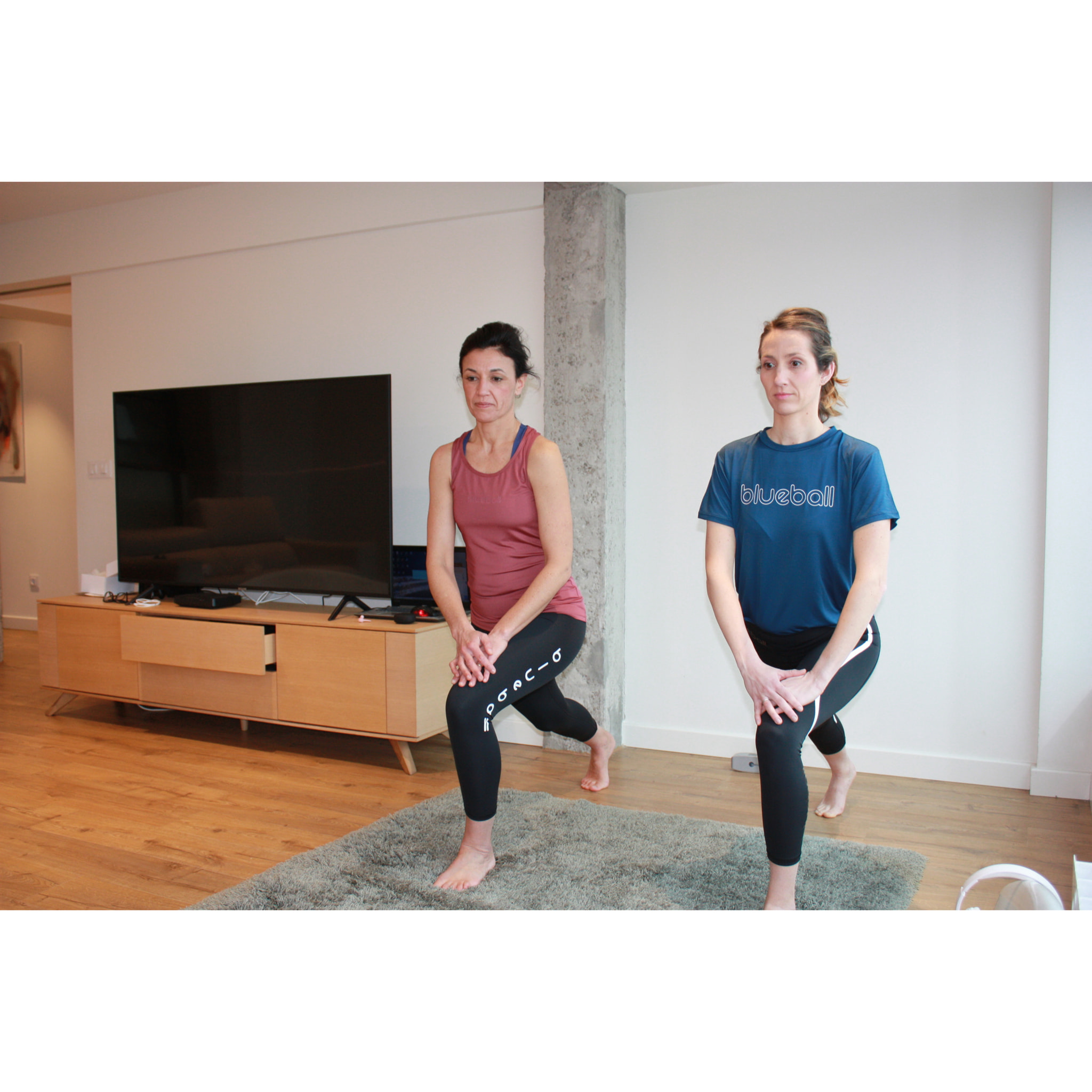 Maglia da corsa a maniche corte da donna Blueball in blu