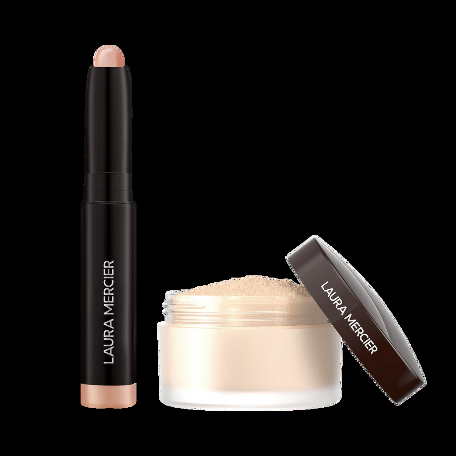 Artistry Icons - Coffret Mini fard à Paupières Teinte Rosegold + Mini Poudre Libre Fixatrice Translucent