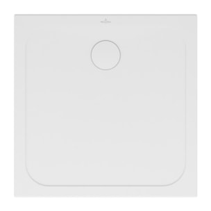 Receveur antidérapant 90 x 90 Lifetime Plus ceramique extraplat blanc