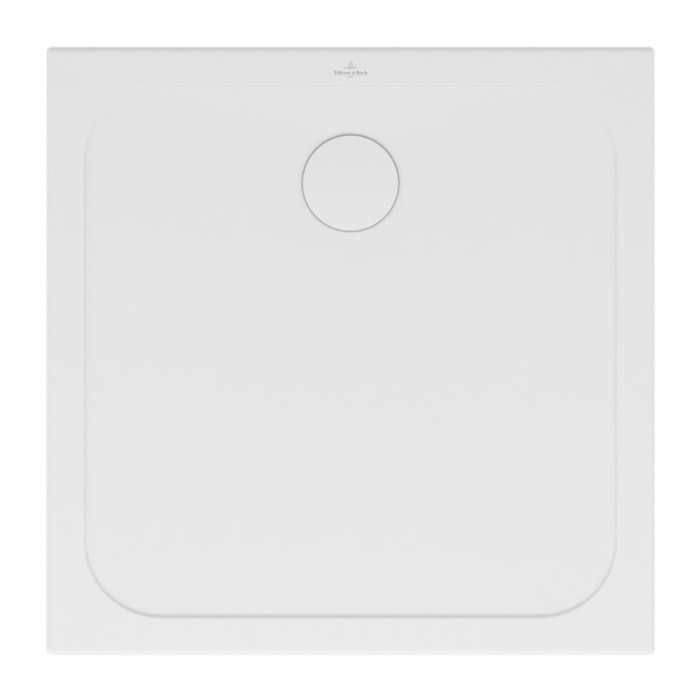 Receveur antidérapant 90 x 90 Lifetime Plus ceramique extraplat blanc