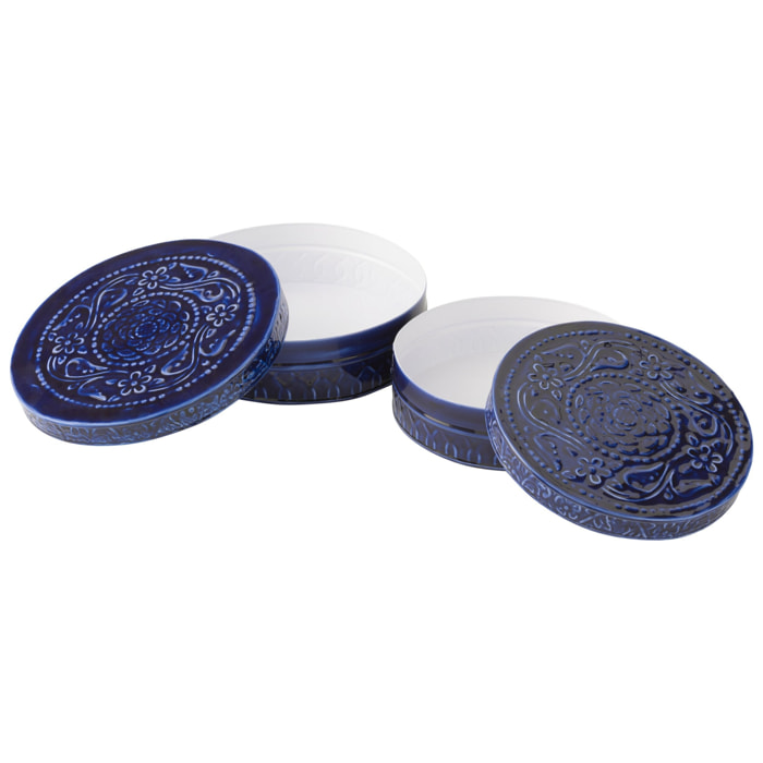 J-Line Set De 2 Boites Nag Bleu Large