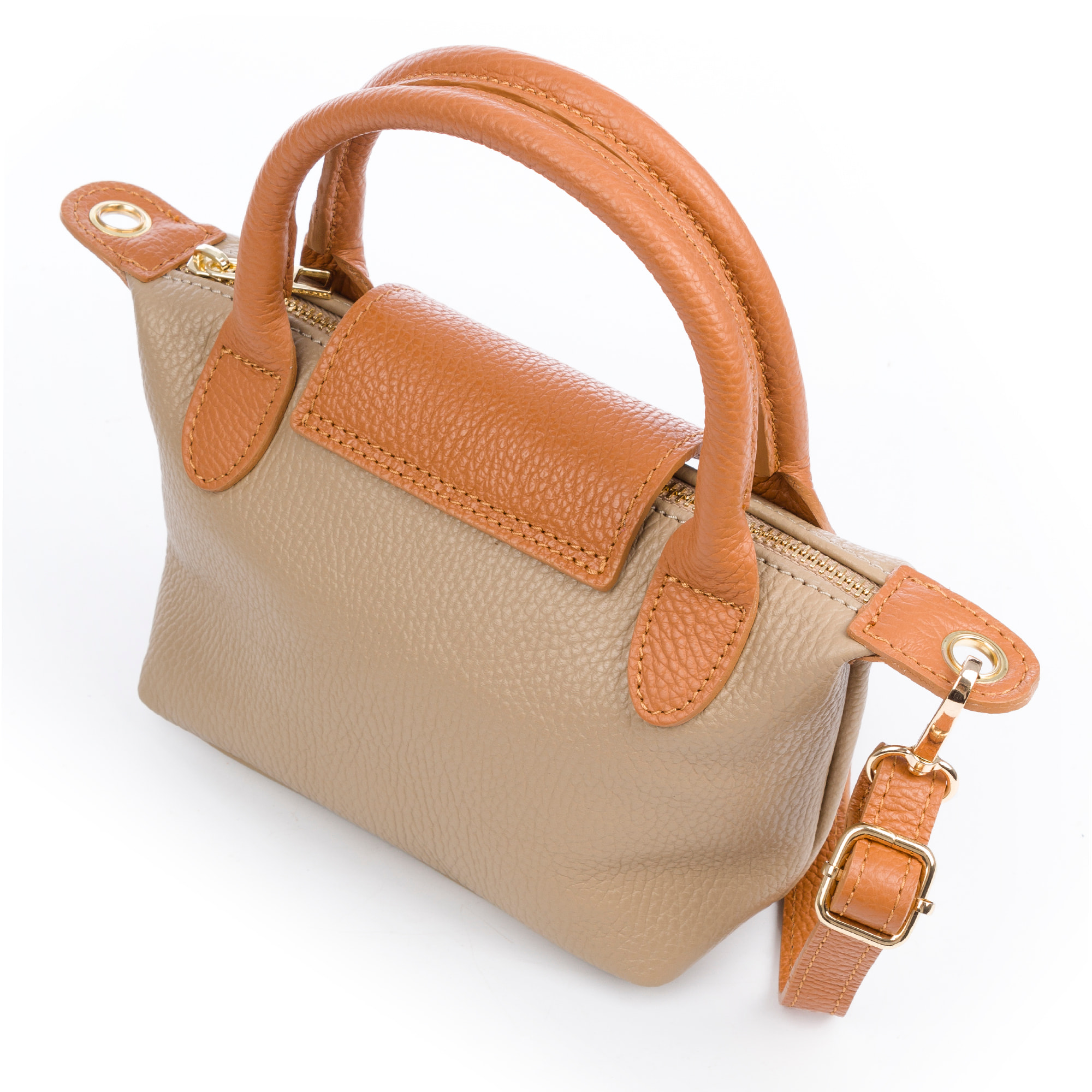 Baucina Borsa a mano Donna. Pelle autentica Dollaro.