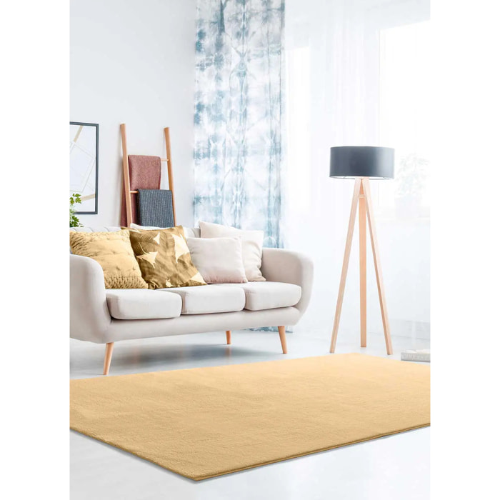 LOFT Alfombra lavable en color mostaza, varias medidas disponibles