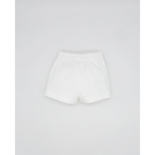 BERMUDA SARGA BLANCA BOLSILLO RAYAS VERDES