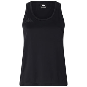 Kappa - Camisetas y tops Mujer Negro - Egri
