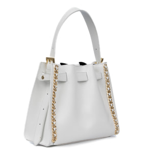 Barano bolso de hombro mujer. Piel auténtica Dollaro.