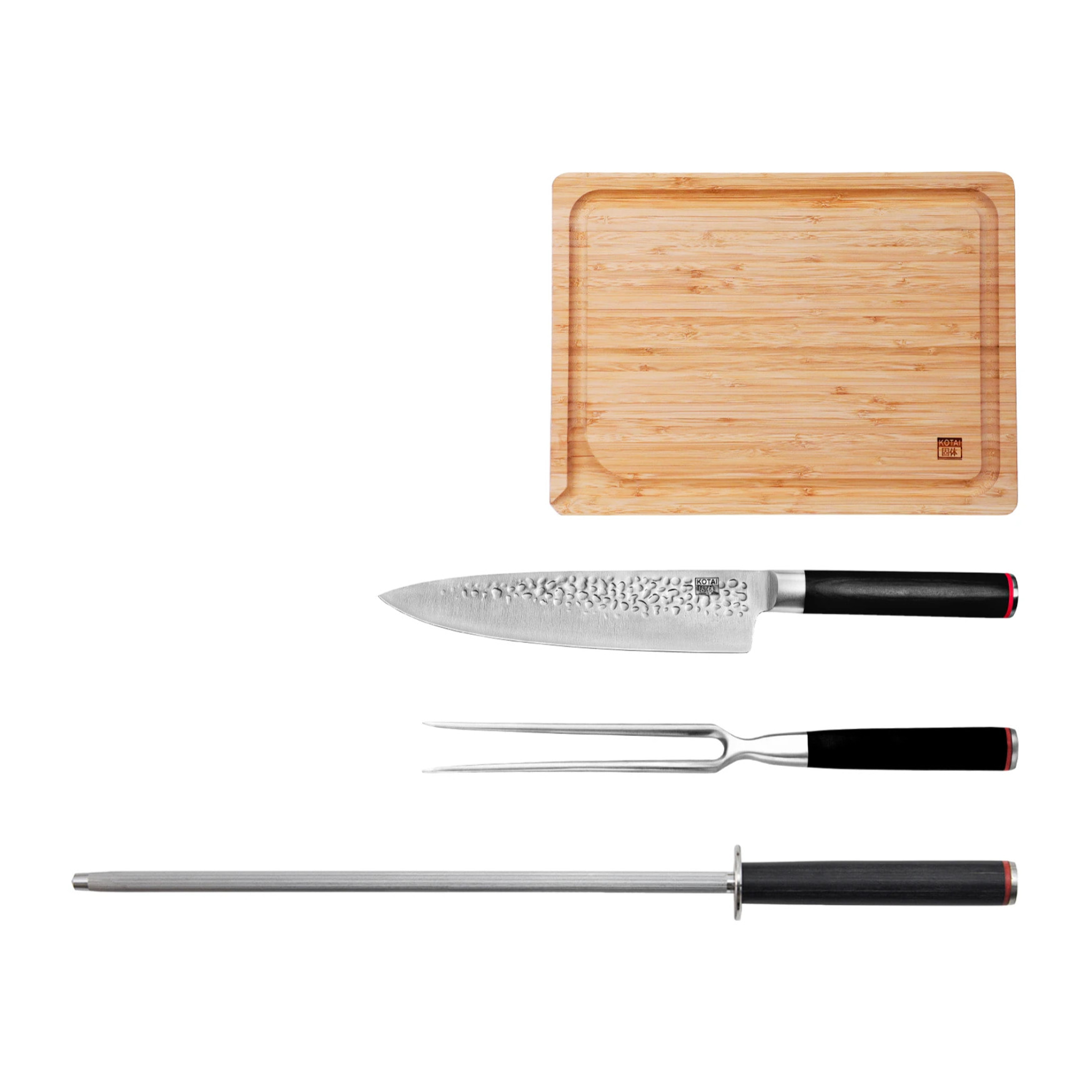 Set barbecue de couteaux (4 pièces) - Collection Pakka