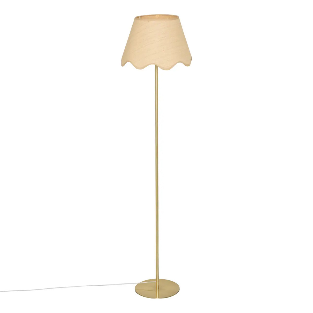 Abat-jour Flore rond D.37cm beige
