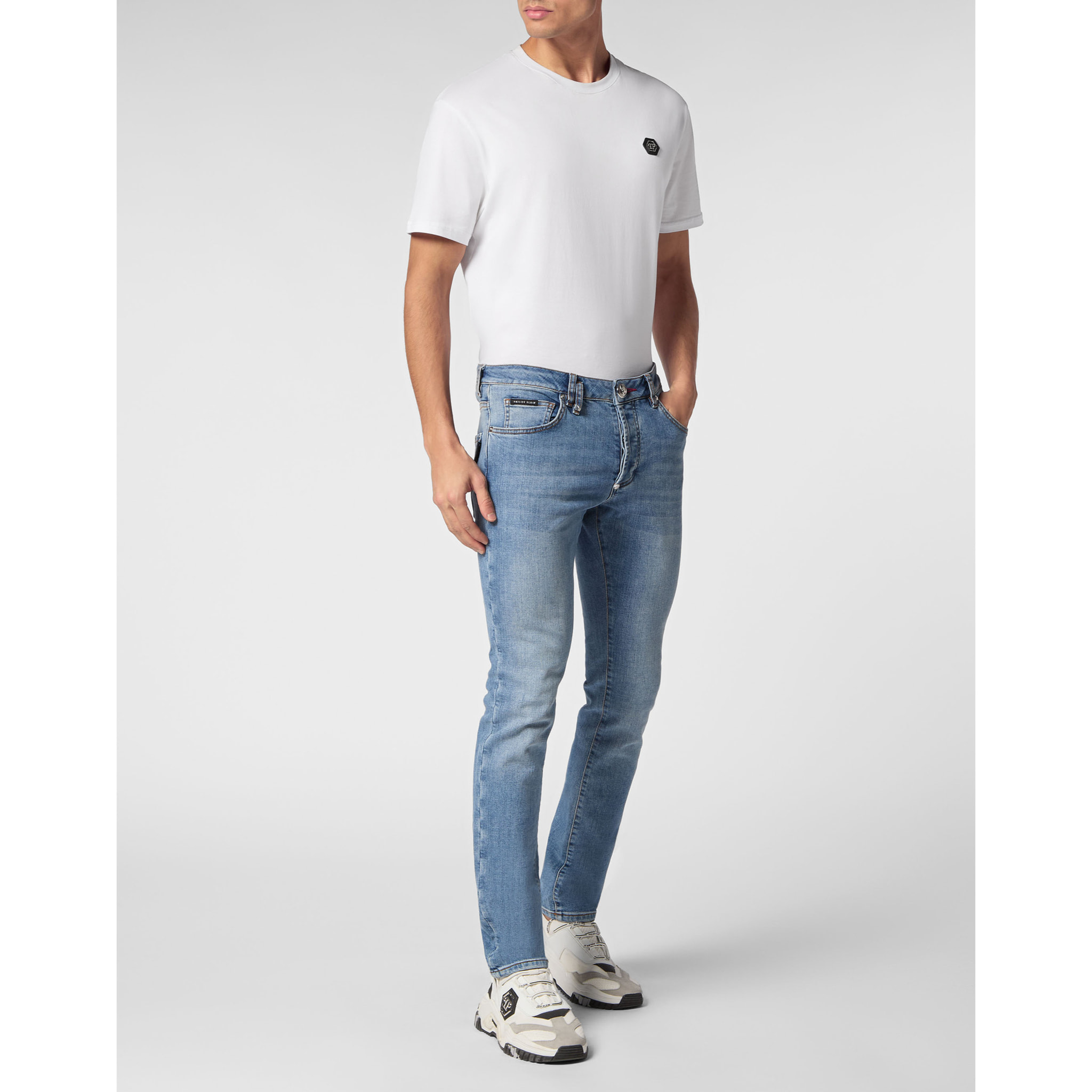 PHILIPP PLEIN Vaqueros de corte recto BASIC