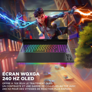 PC Gamer HP Omen 16" WQXGA 240Hz Intel Core Ultra 9 275HX Nvidia GeForce RTX 5070 32 Go RAM DDR5 SSD 1 To