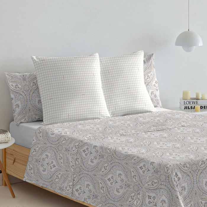 Sábana encimera 100% algodón GRANADA - Disponible en varios tamaños -