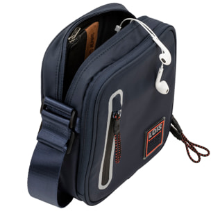 Bandolera Hombre Sintetica Lois Cooper Marino