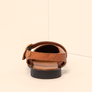 Sandalias N5874 SOFT NAPPA CUERO/ ARENISCA color Cuero