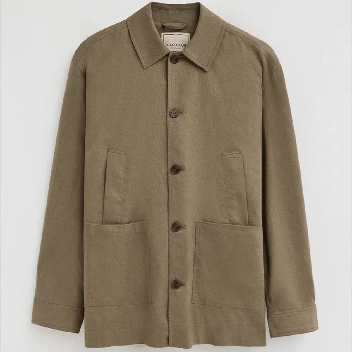 Giacca Wayne in cotolino kaki Polo Club