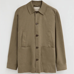 Giacca Wayne in cotolino kaki Polo Club