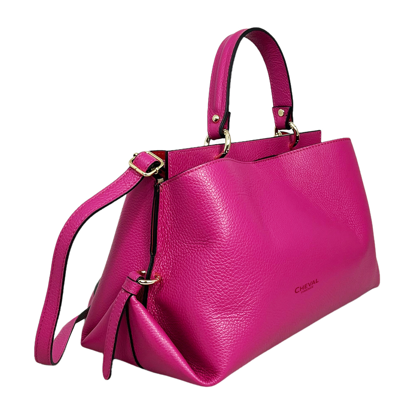 Bolso de Mano Cheval Firenze Bianca Fucsia