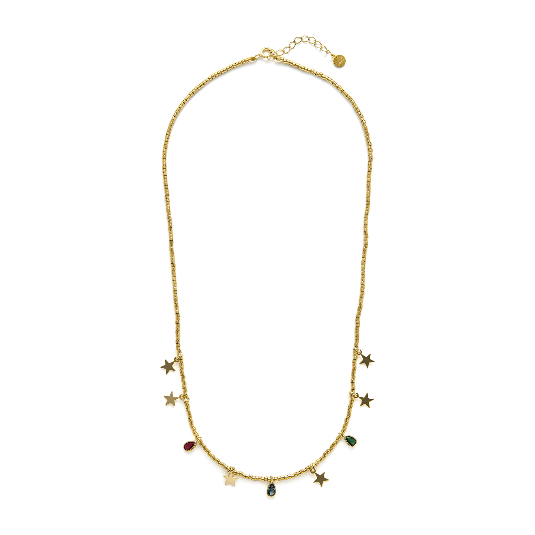 Collar Itza acabado oro amarillo 18k