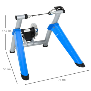 Rodillo para Bicicleta Metal PP Nylon 77x56x47,5cm Azul