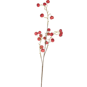 Tralcio Mini Mele H.93 Cm - Pezzi 6 - 19X93X8cm - Colore: Rosa - Bianchi Dino - Rami E Ghirlande Con Frutta