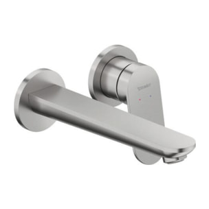 Mitigeur lavabo encastré DURAVIT Wave Inox brossé