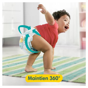 180 Couches-Culottes Baby-Dry, Taille 4, 9-15 kg