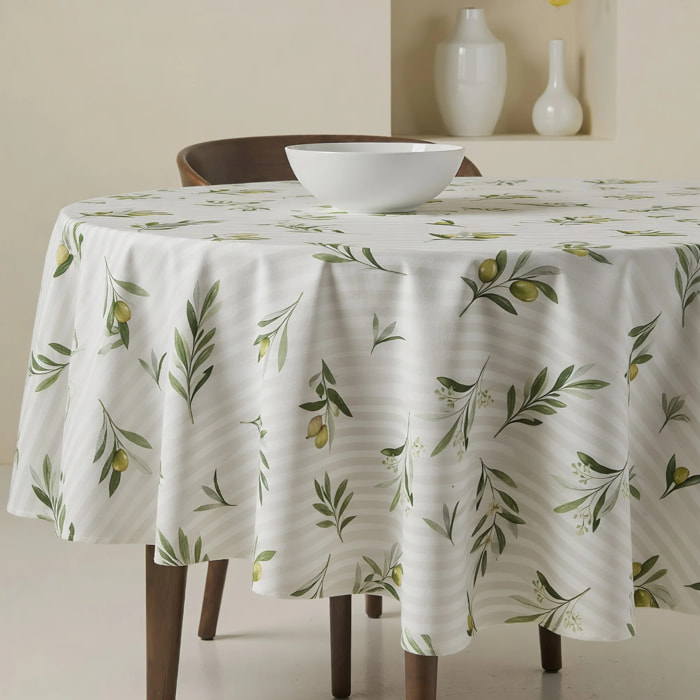 Nappe ronde anti-taches Oliver