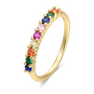 Anillo Giloth acabado oro amarillo 18k