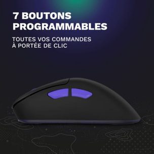 Souris Gamer Sans Fil SKILLKORP M20 Pro Noir Ultimate 8K