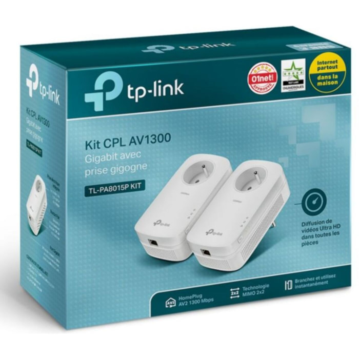 CPL Filaire TP-LINK CPL Filaire TP-Link TL-PA8015P KIT AV130