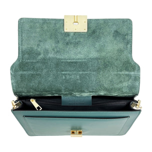 Borsa a tracolla Cheval Firenze Diana Verde Petrolio
