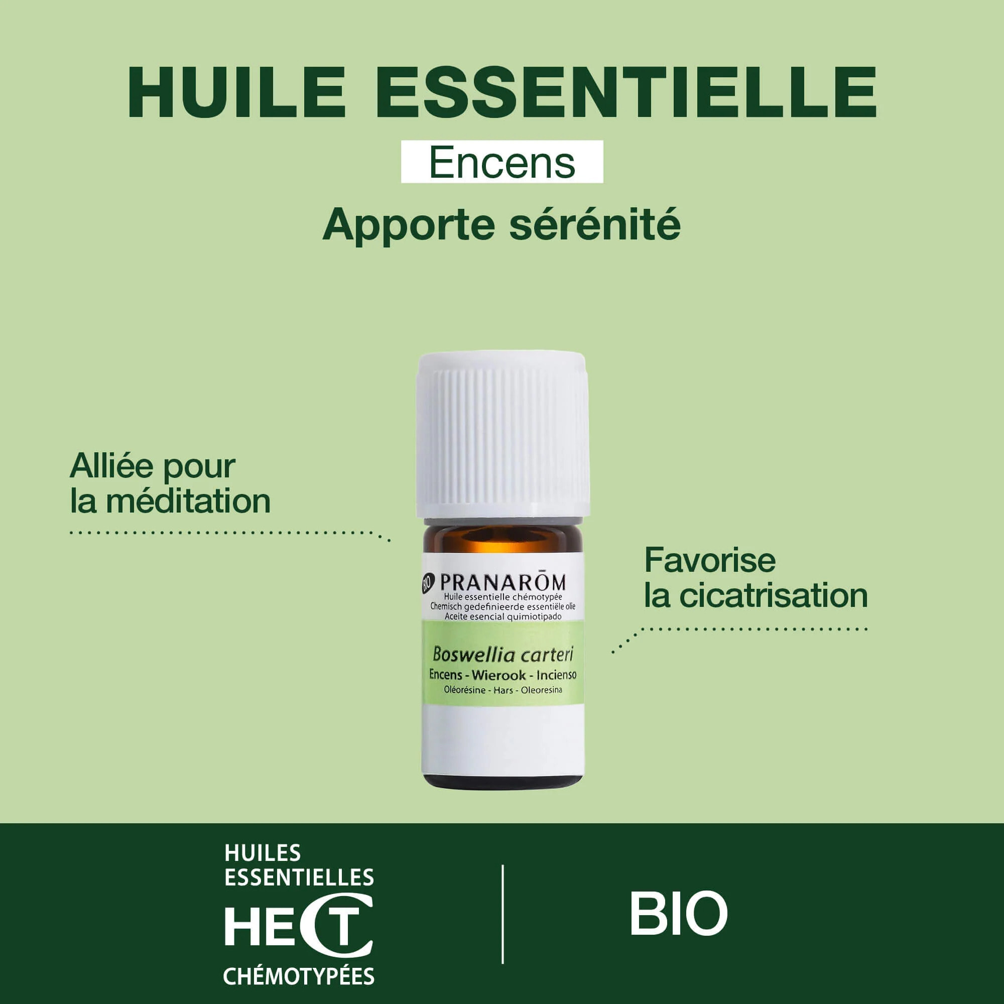 Pranarom - Huile Essentielle d'Encens - Bio - 5 ml
