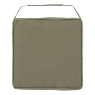 Galette de chaise Korai vert laurier 40x40cm