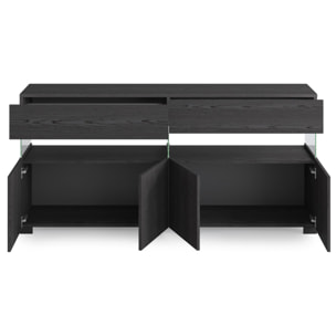 TOMASUCCI madia FLOAT BLACK WOOD 4A Multicolore
