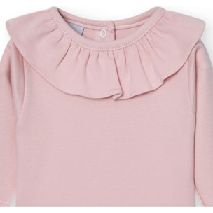 Body bebé manga larga cuello volante