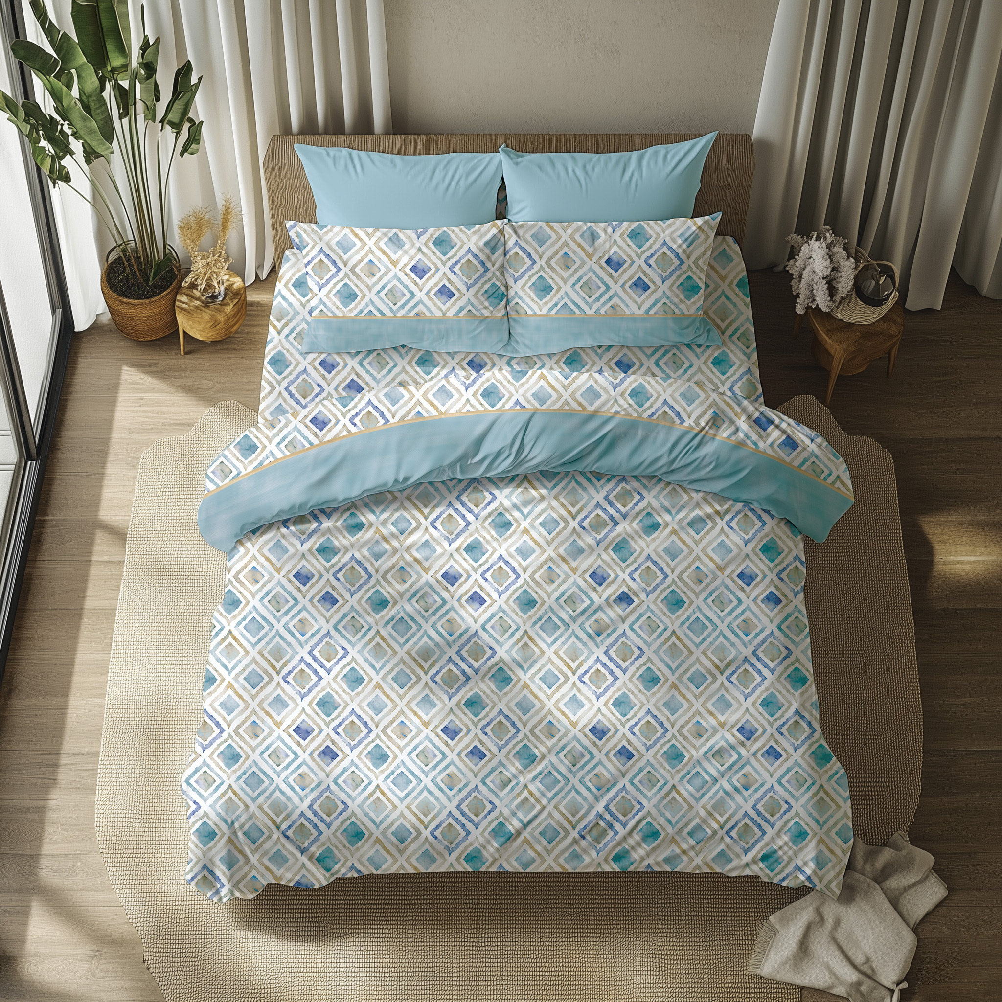 CASA MATTA Completo Letto Dec Aquiloni in Policotone