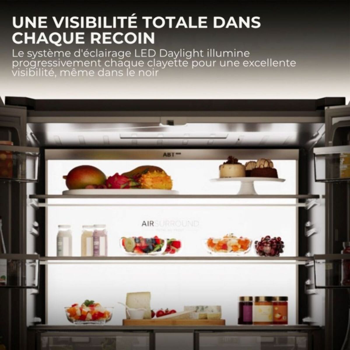 Réfrigérateur multi portes HAIER HFW99F19ESSB