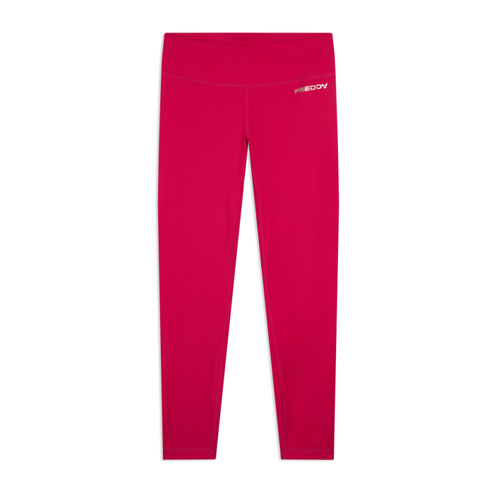 Leggings 7/8 vita alta in tessuto tecnico quick dry