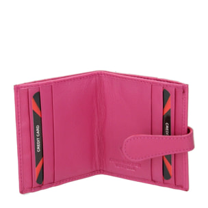 Portafoglio uomo in vera pelle - Modello False - Casual - 9.5 x 8.0 x 1.5 cm