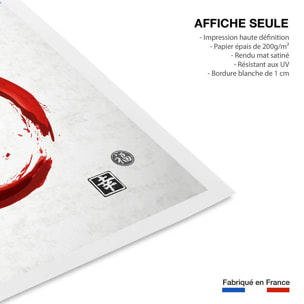 Affiche zen circle japonnais Affiche seule
