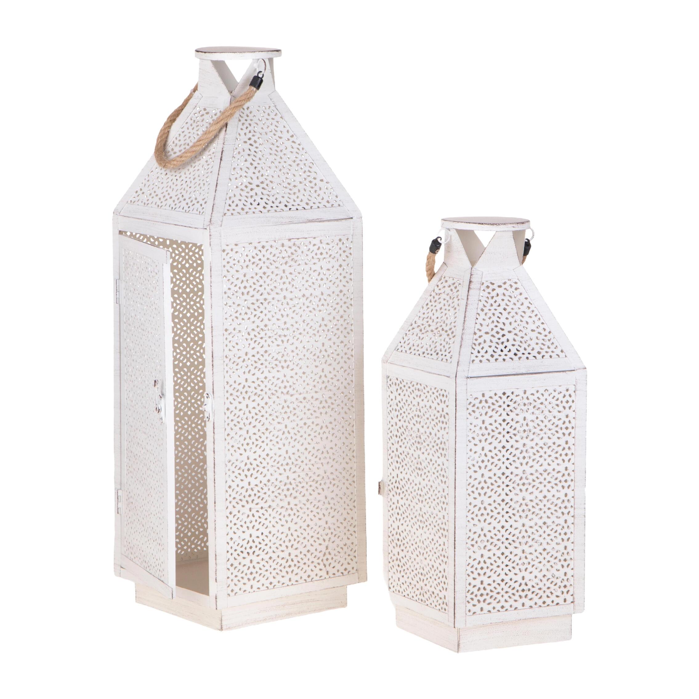 Lanterna Metallo - Pezzi 1 - 18xH56x18cm - Bianchi Dino SpA