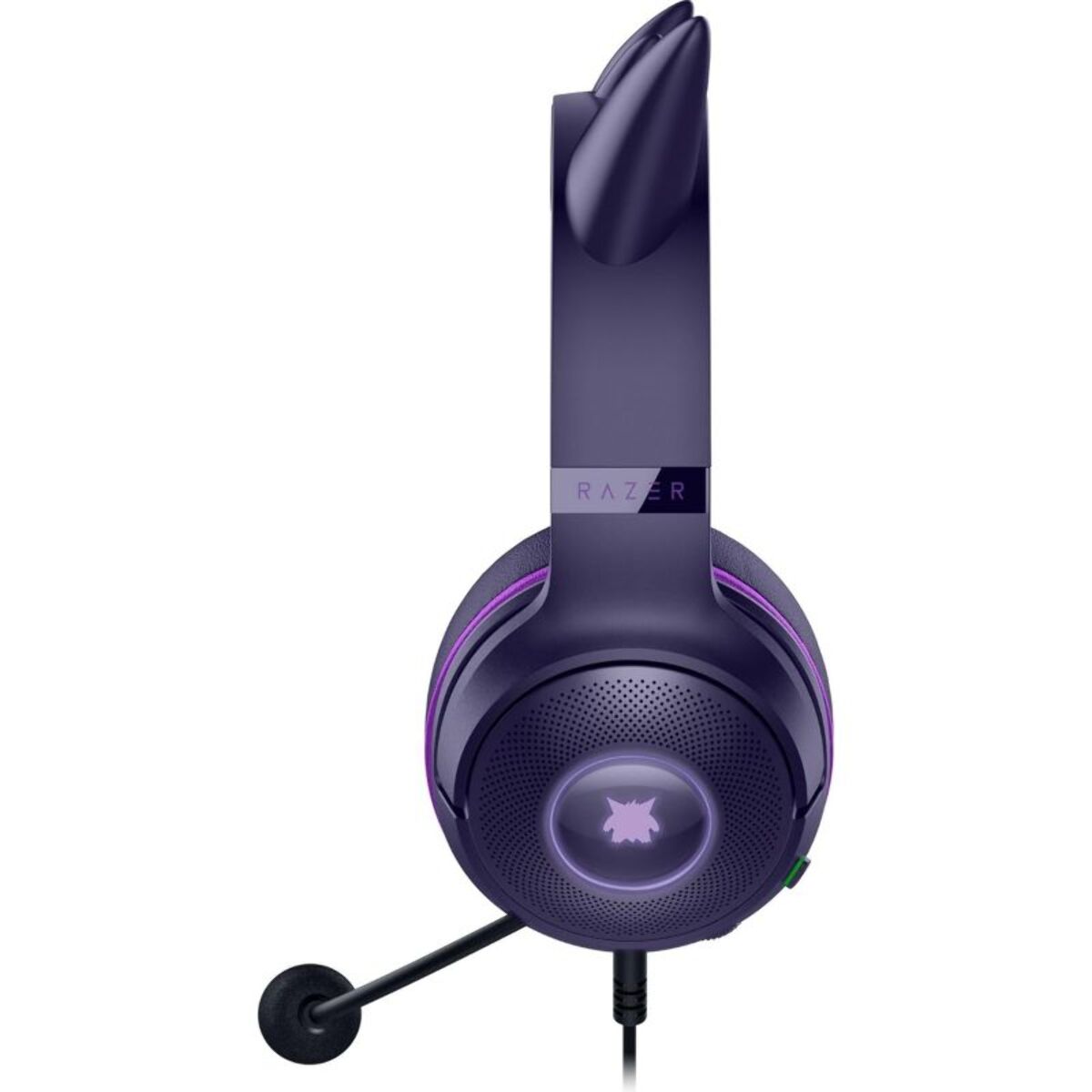 Casque gamer RAZER KRAKEN KITTY V2 ÉDITION POKÉMON GENGAR