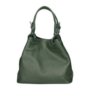 Borsa a spalla da donna - Modello Amélia - Vera pelle - 29.0 x 32.0 x 17.0 cm