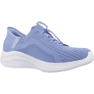 Sneakers De  Mujer Slip-ins: Ultra Flex 3.0 Tonal Stretc Azul