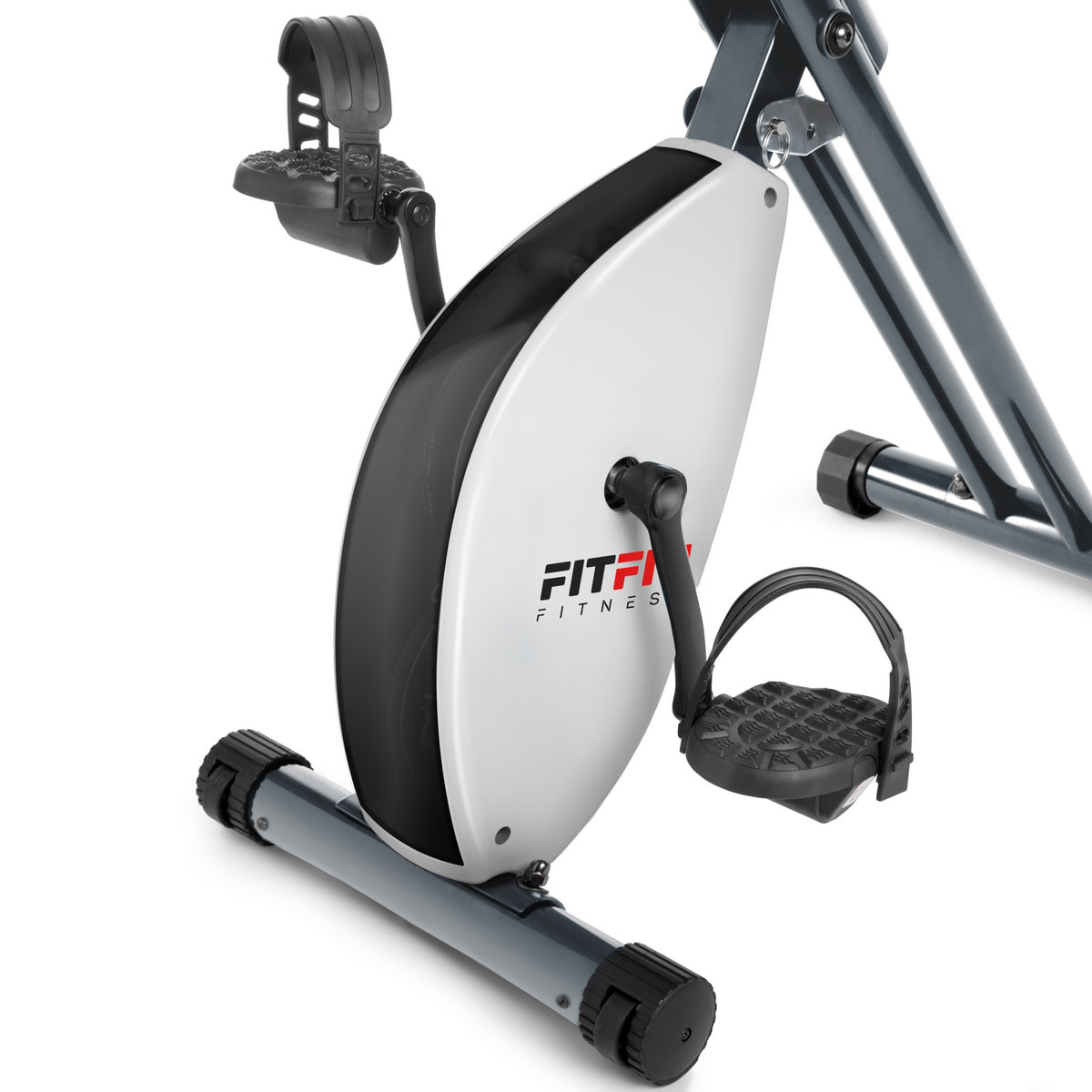 Bicicleta estática plegable FITFIU volante 8kg pulsómetro y respaldo