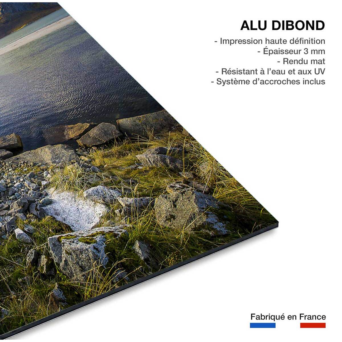 Tableau lac glacière Tableau alu Dibond