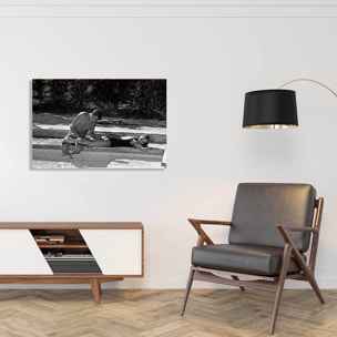 Tableau la piscine romy schneider et alain delon en 1968  Tableau alu Dibond