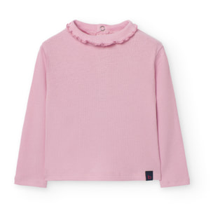 Camiseta punto canalé de bebé -BCI