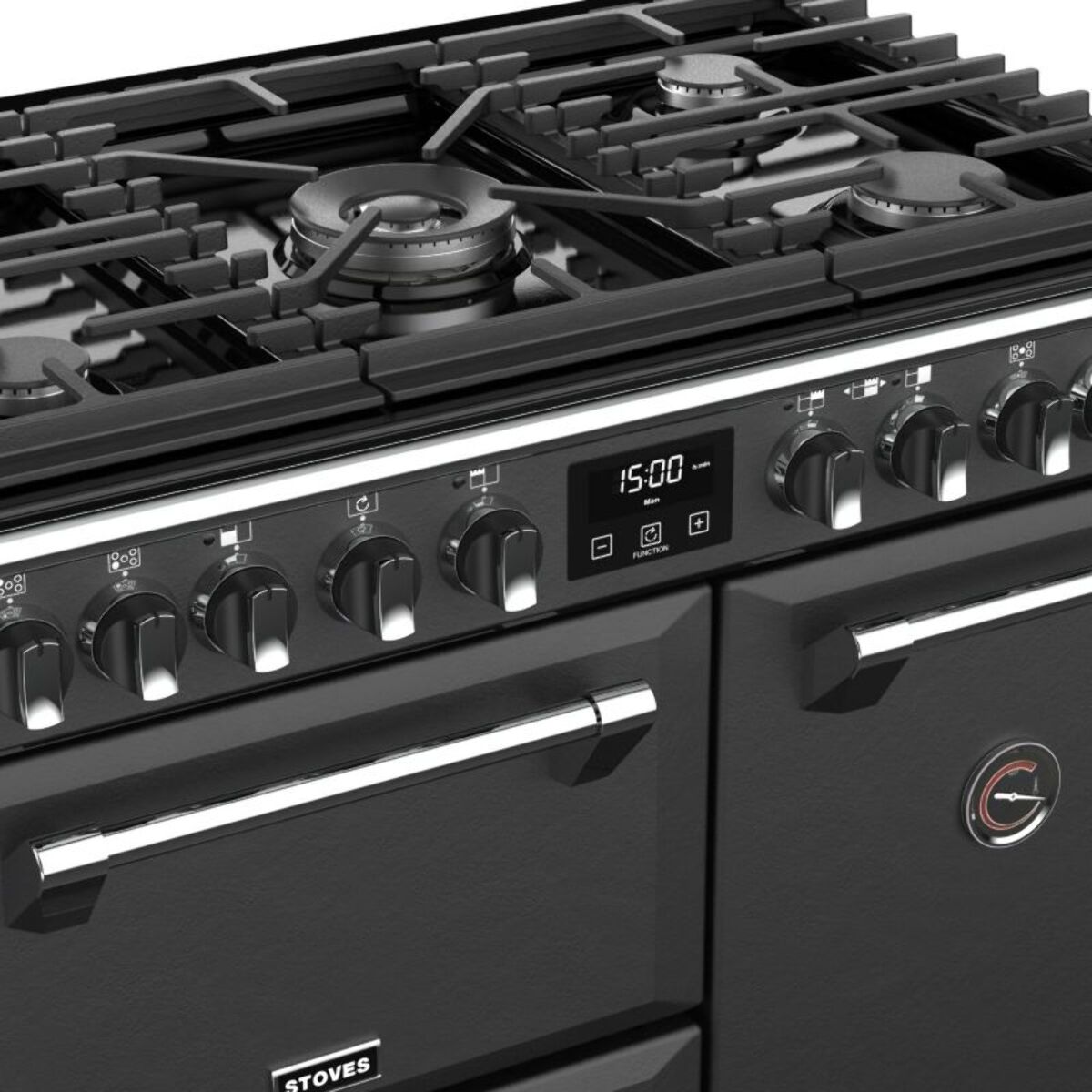 Piano de cuisson gaz STOVES RICHMOND DELUXE 90 DFT ANTHRACITE