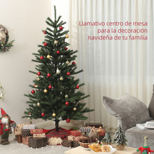 Árbol de Navidad 210 cm Árbol de Navidad Artificial con 793 Ramas y Soporte de Acero Árbol Navideño para Salón Interior Verde