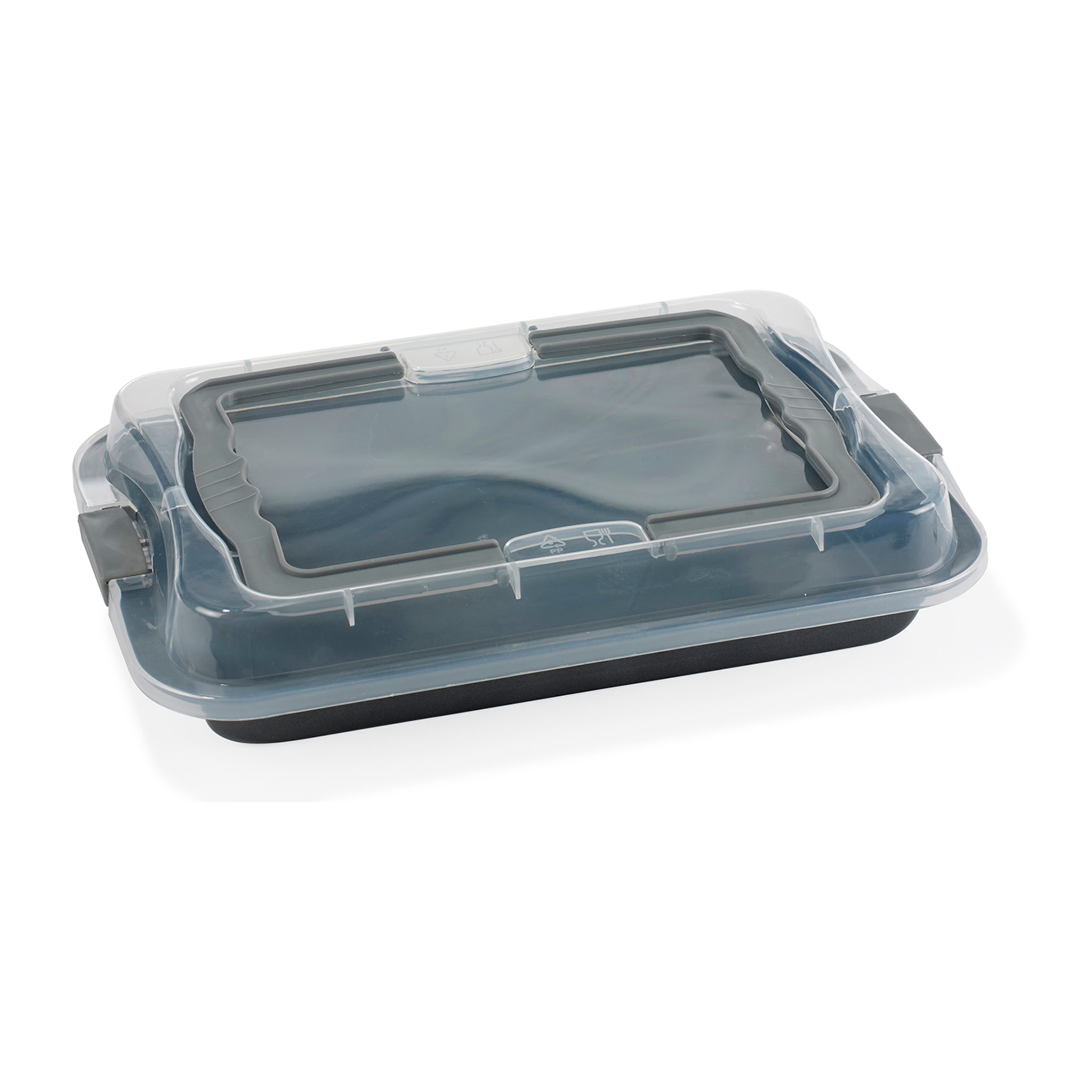 Lèchefrite avec couvercle w/lid